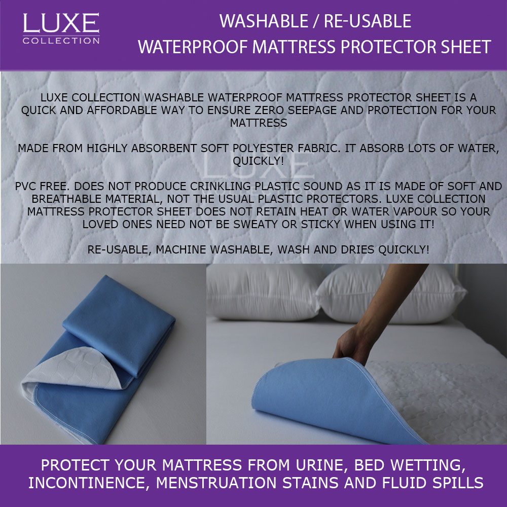 plastic sheet mattress protector