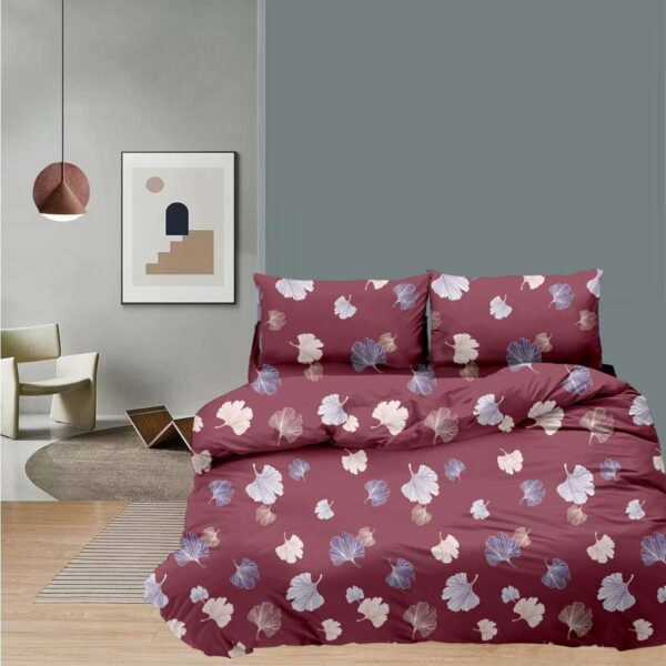 bedsheet set silky soft red