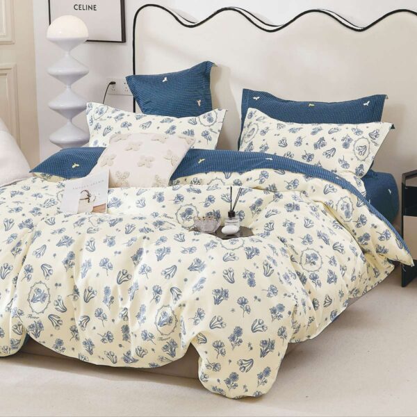 cotton bedsheet small flower