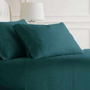 silky soft bed sheet green