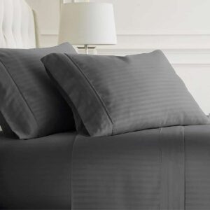 silky soft bed sheet grey